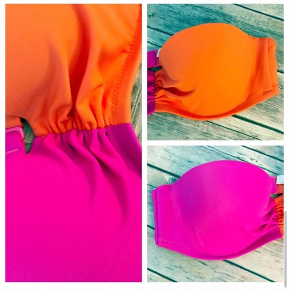 Victoria's Secret Underwire Bandeau Bikini Top 34B - Picture 7 of 8